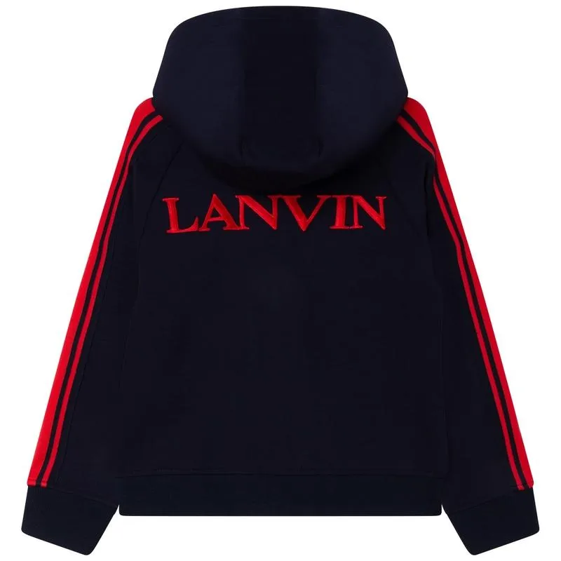Boys Black / Red Cardigan