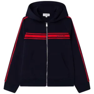 Boys Black / Red Cardigan