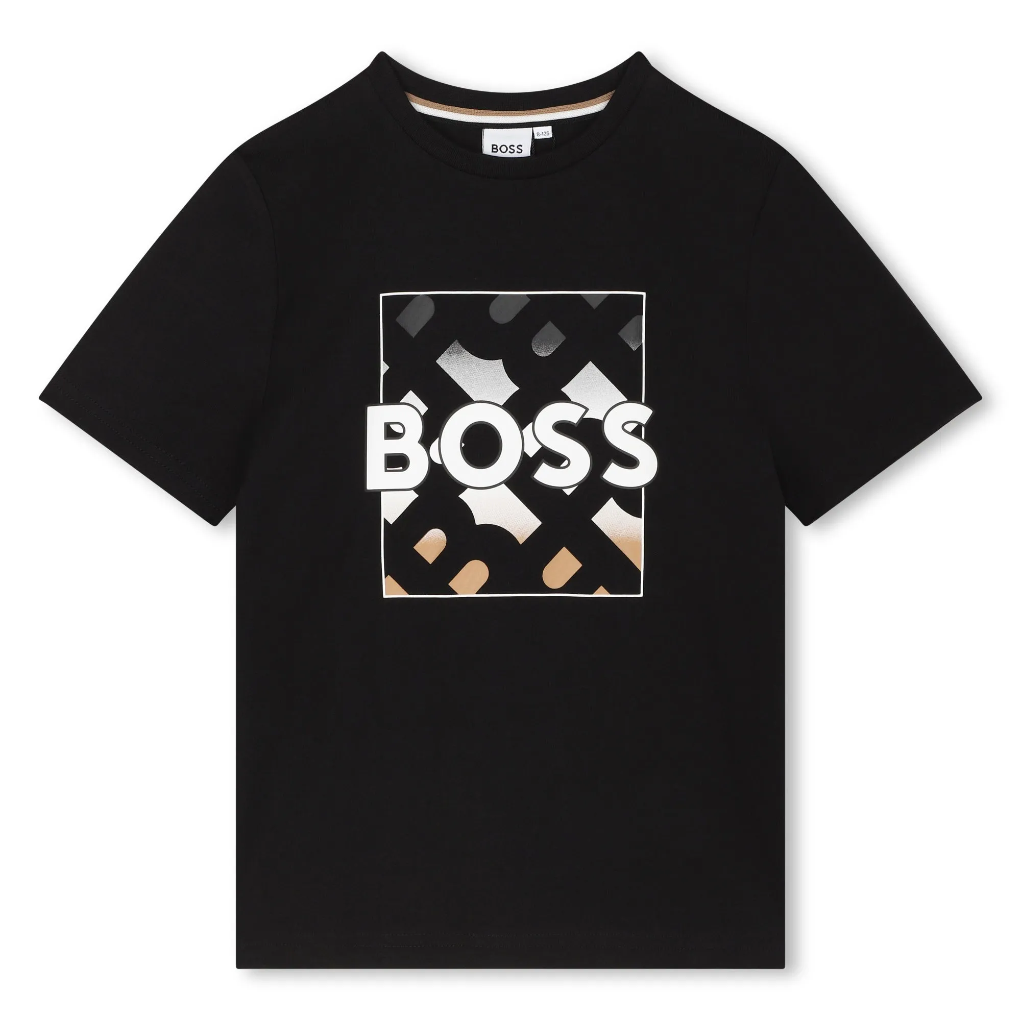 Boys Black Short Sleeve T-shirt