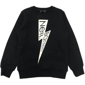Boys Black Thunder Logo Sweatshirt