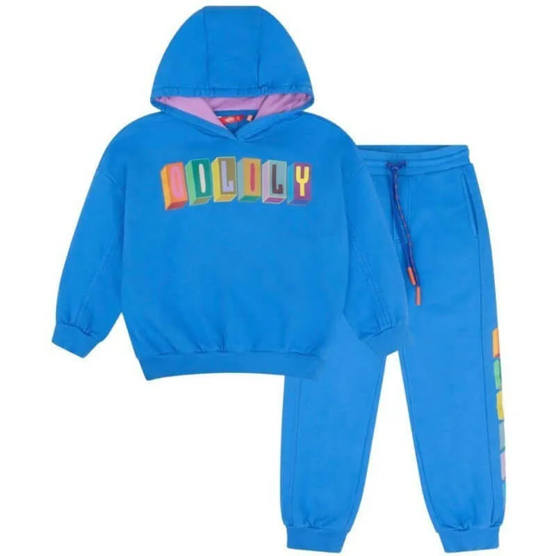 Boys Blue Cotton Haro Tracksuit