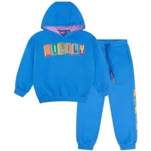 Boys Blue Cotton Haro Tracksuit