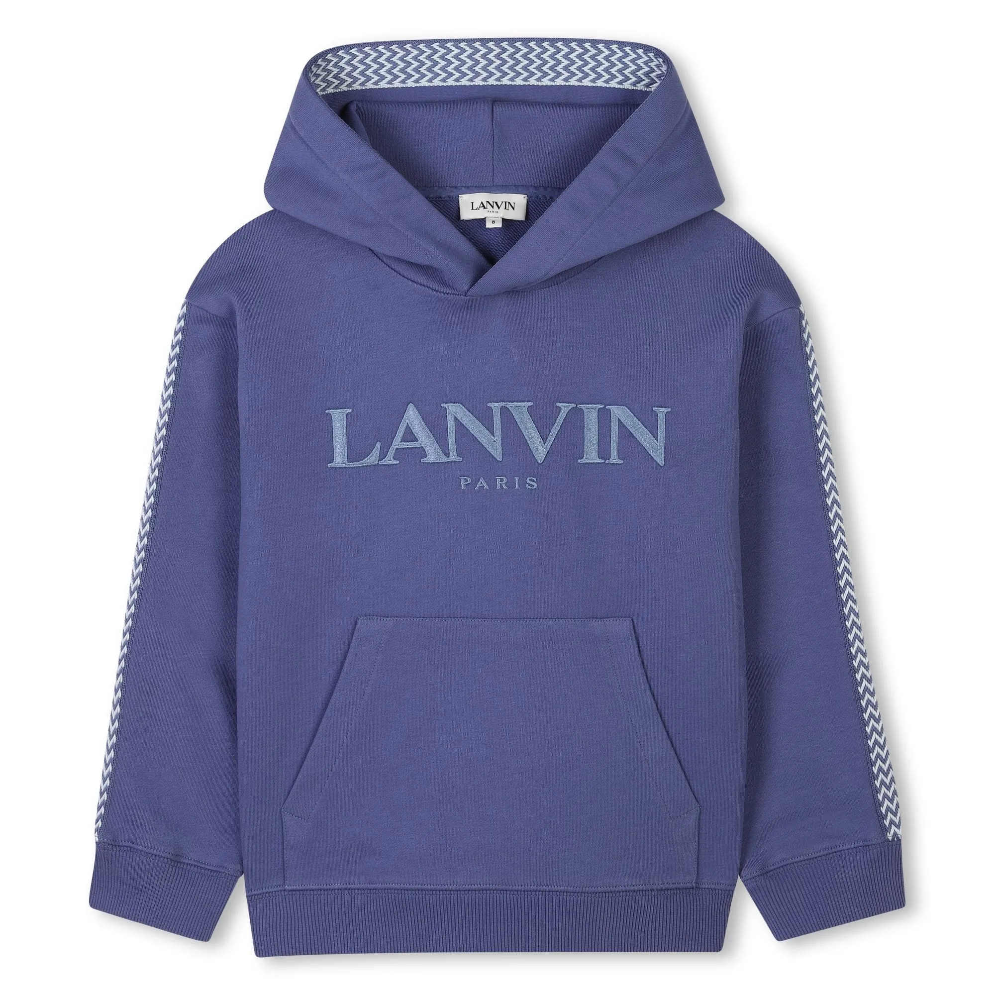 Boys Blue Logo Hooded Sweatshirt