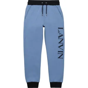 Boys Blue Logo Joggers