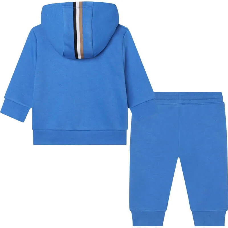 Boys Blue Logo Tracksuit