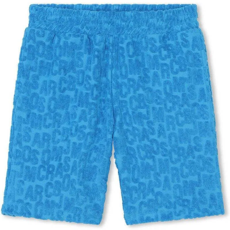Boys Blue Towelling Shorts