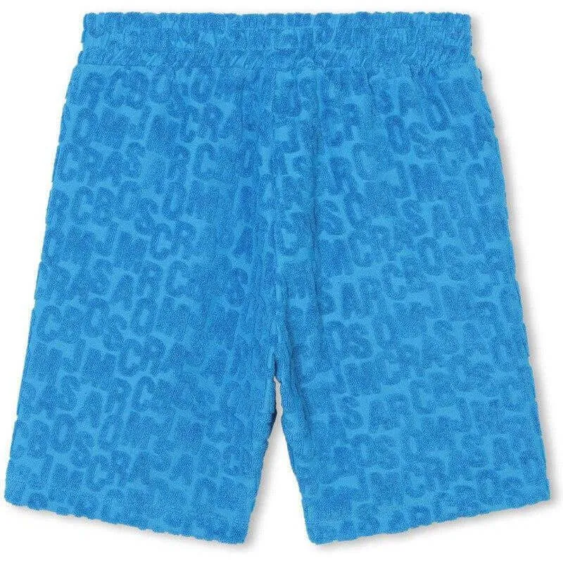 Boys Blue Towelling Shorts
