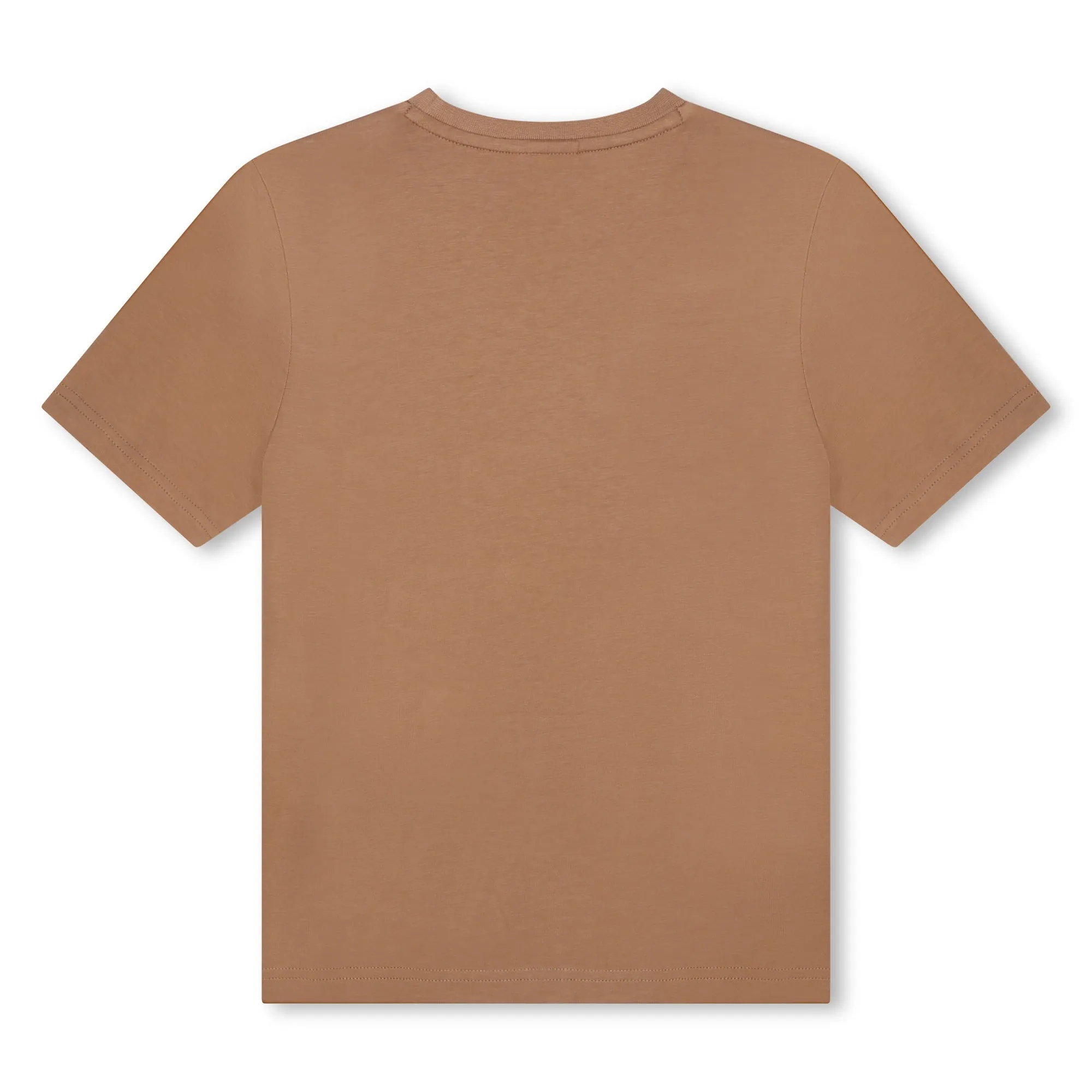 Boys Brown Short Sleeve T-shirt