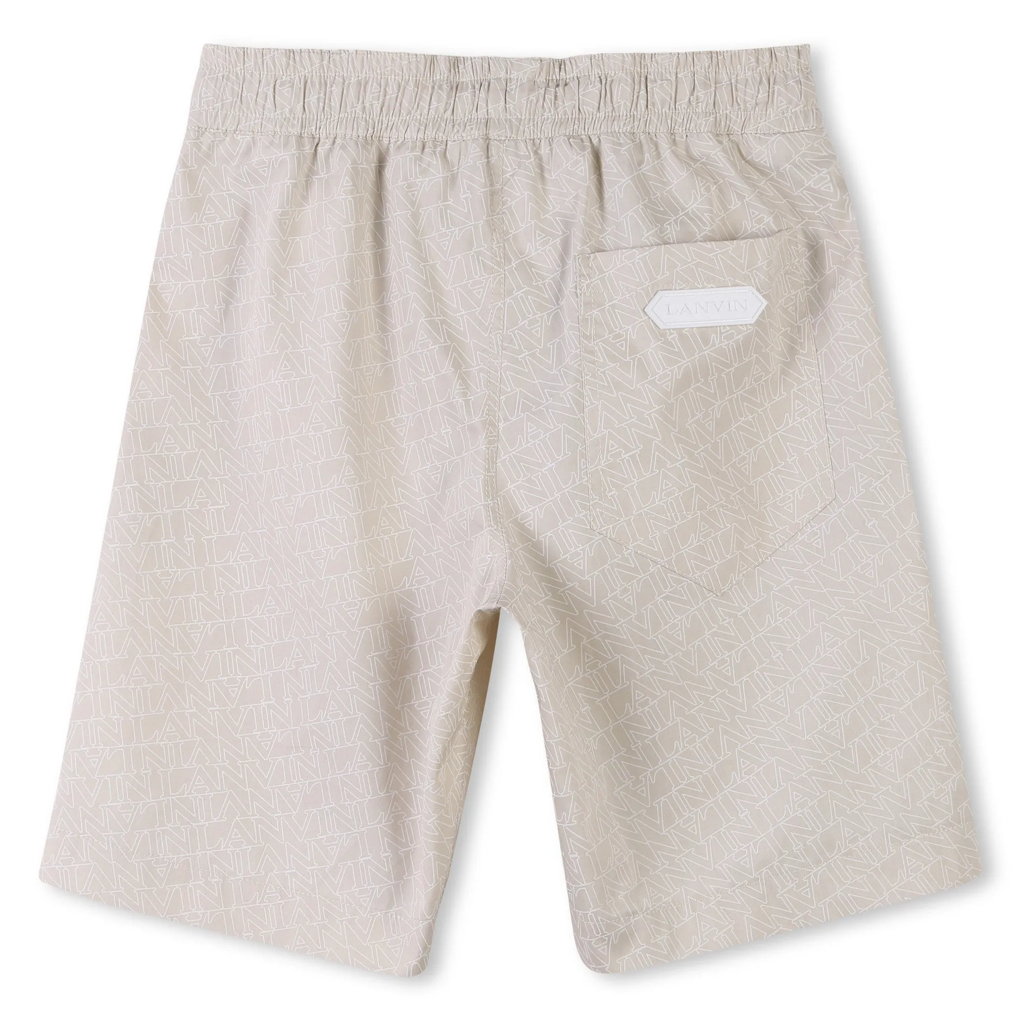 Boys Cream Logo Short