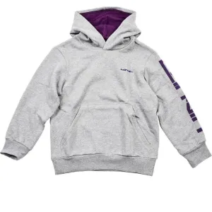 Boys Grey Hooded Sweatshirt