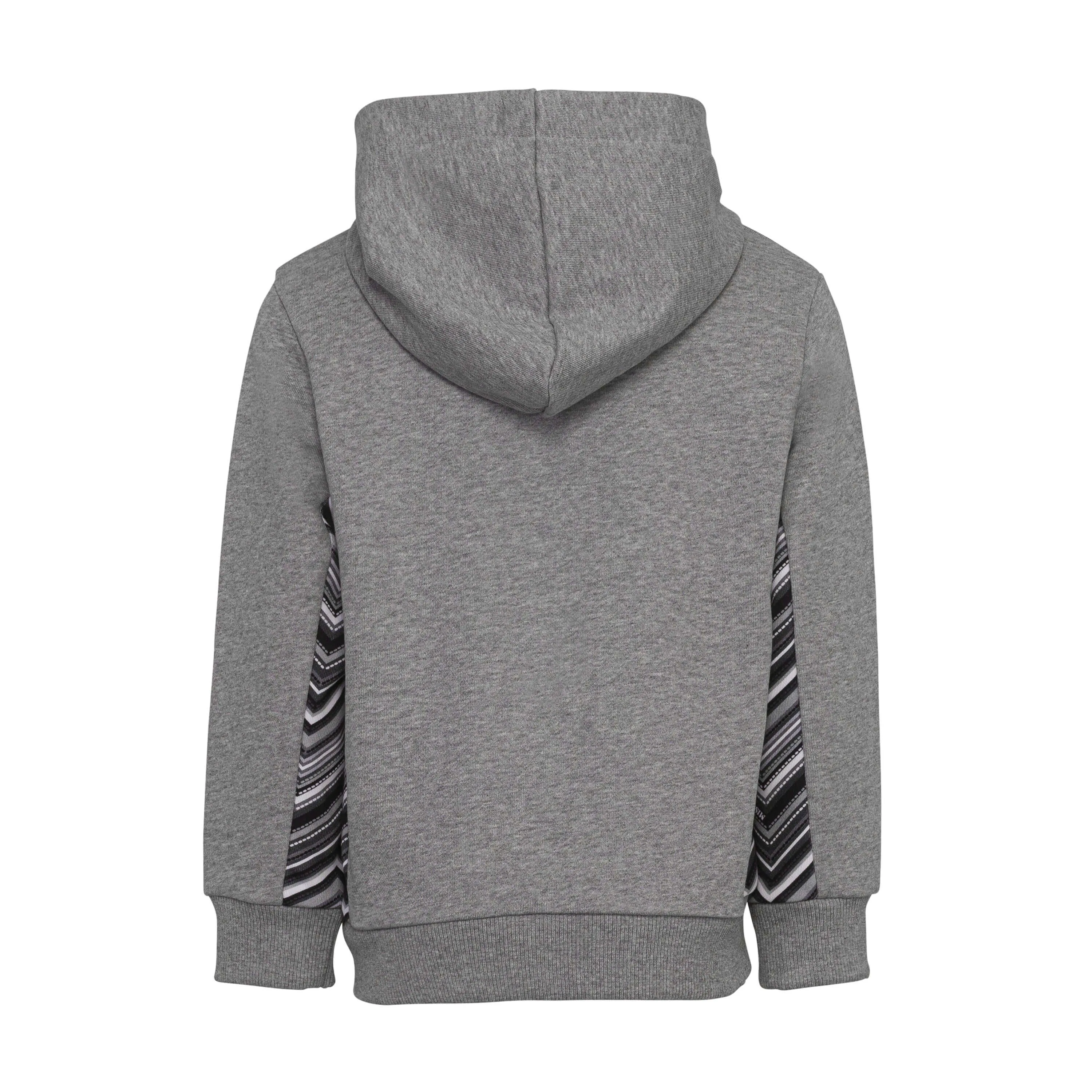 Boys Grey Logo Hoody
