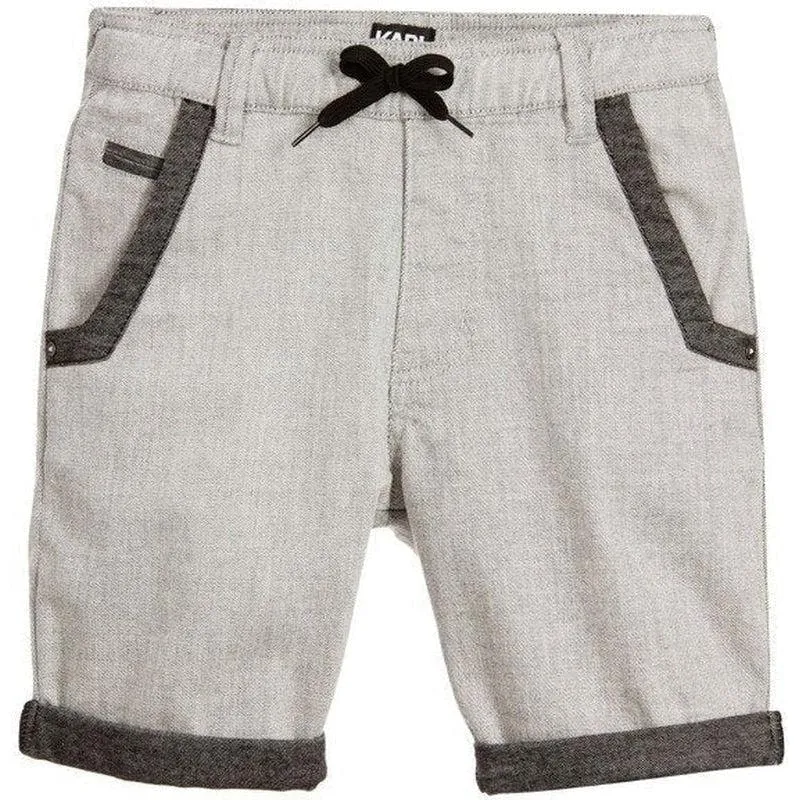 Boys Grey Shorts