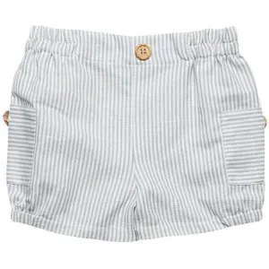 Boys Grey Stripe Shorts