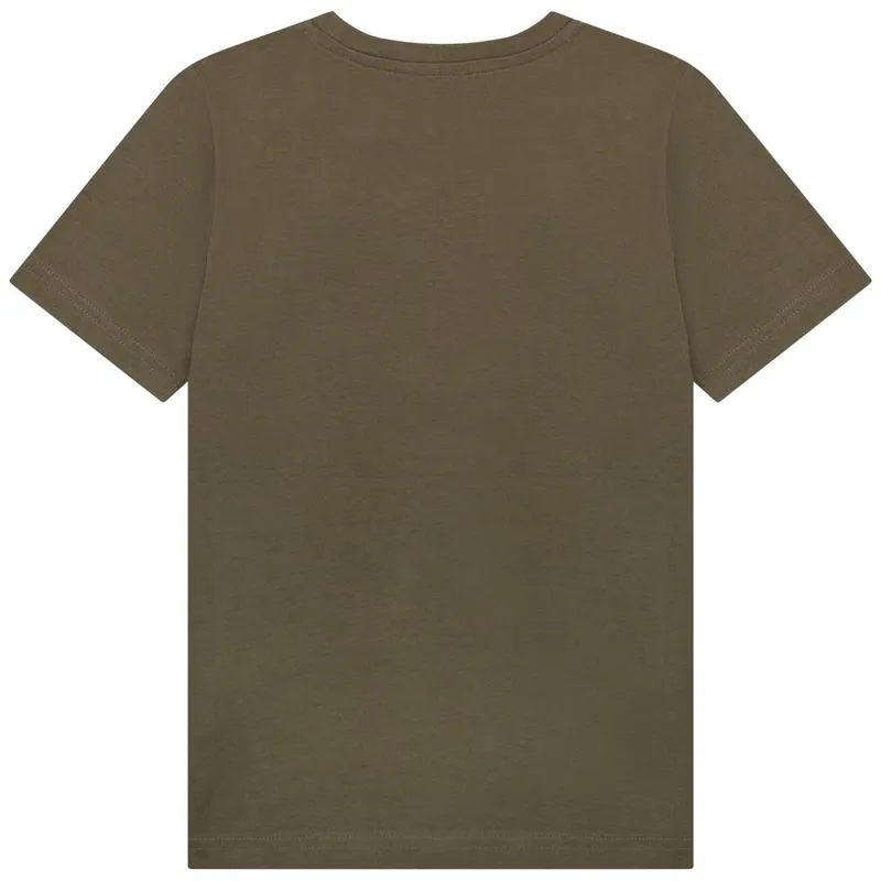 Boys Khaki Logo T-Shirt