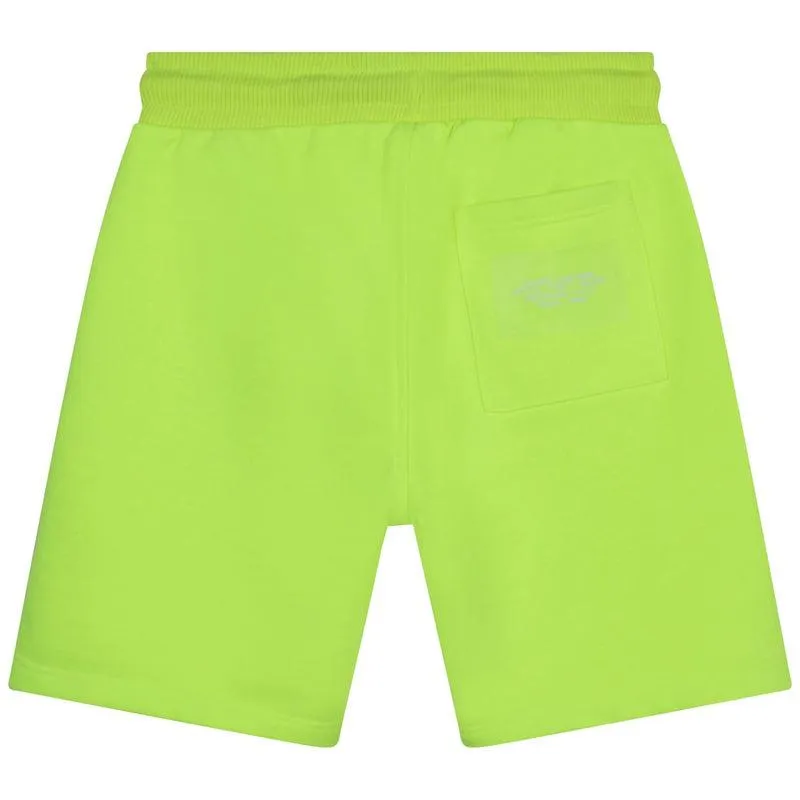 Boys Lime Green Bermuda Shorts