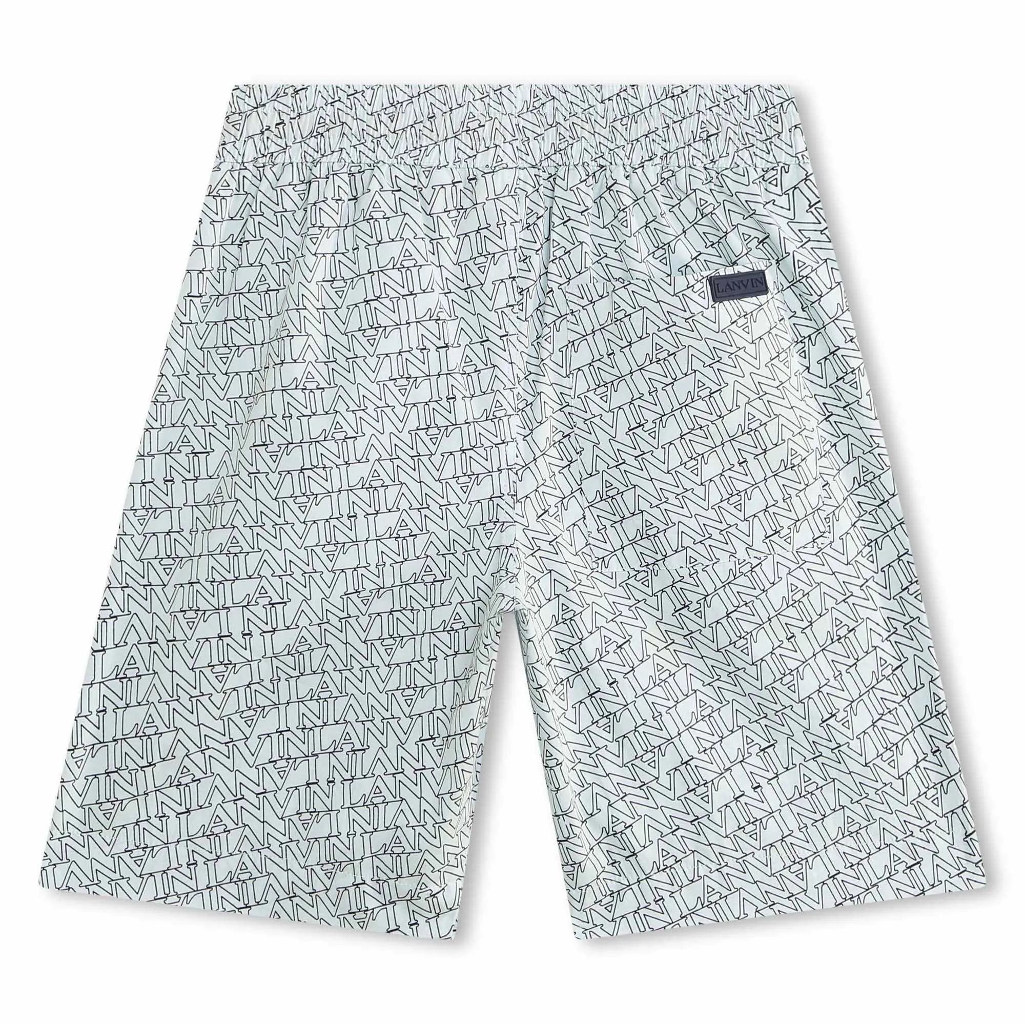 Boys Logo Pattern Shorts