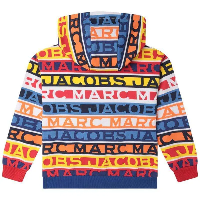 Boys Multicoloured Logo  Hoodie