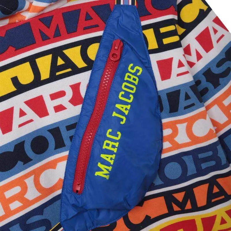 Boys Multicoloured Logo  Hoodie