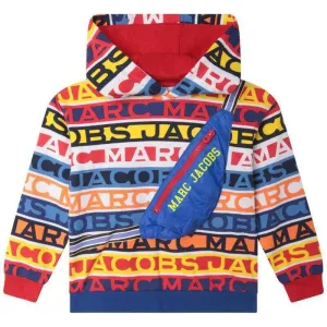 Boys Multicoloured Logo  Hoodie