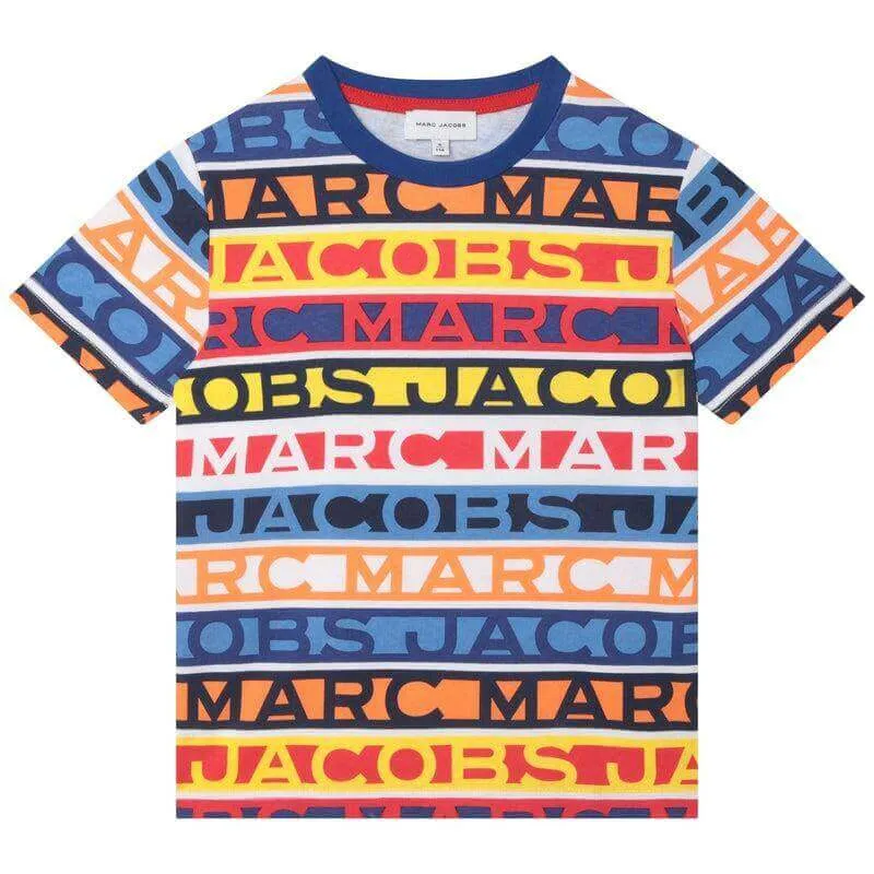 Boys Multicoloured Logo T-shirt