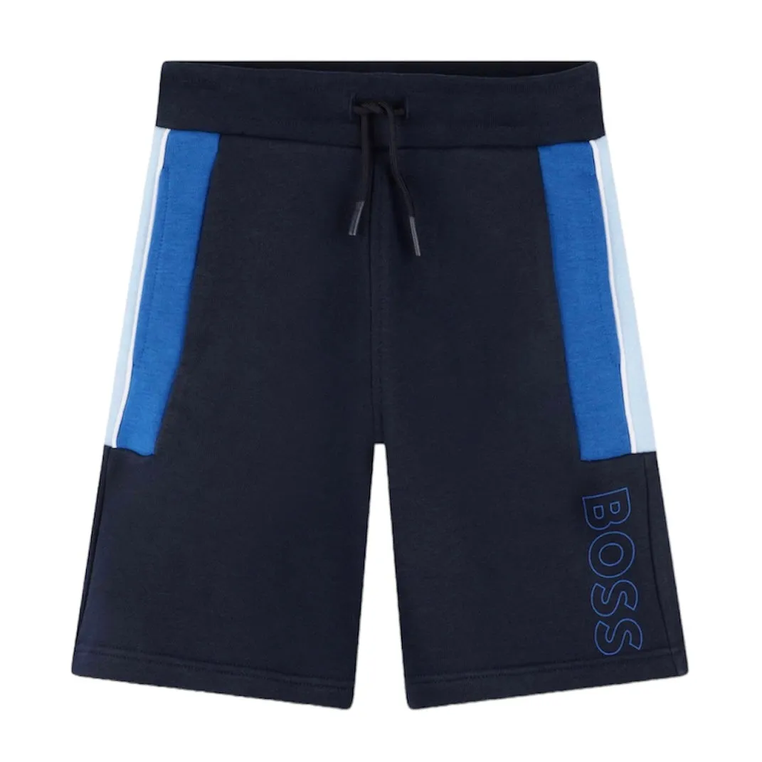 Boys Navy Jersey Short
