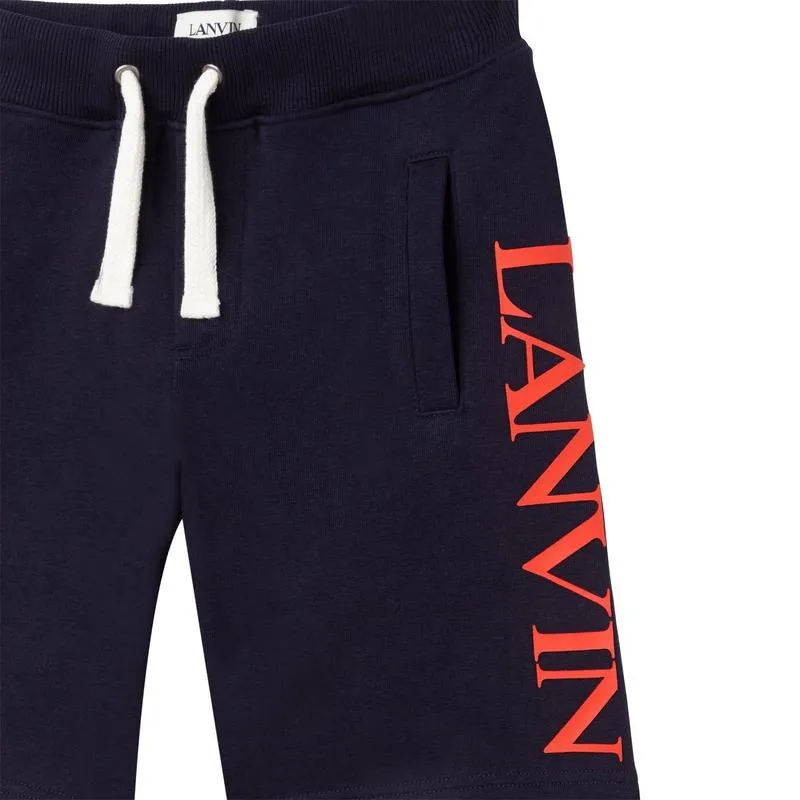 Boys Navy / Red Shorts