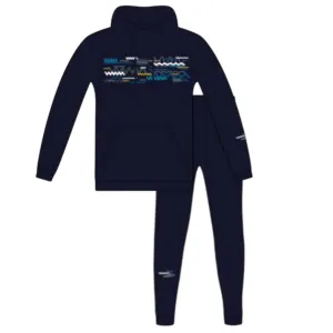 Boys Navy Zig Zag Tracksuit
