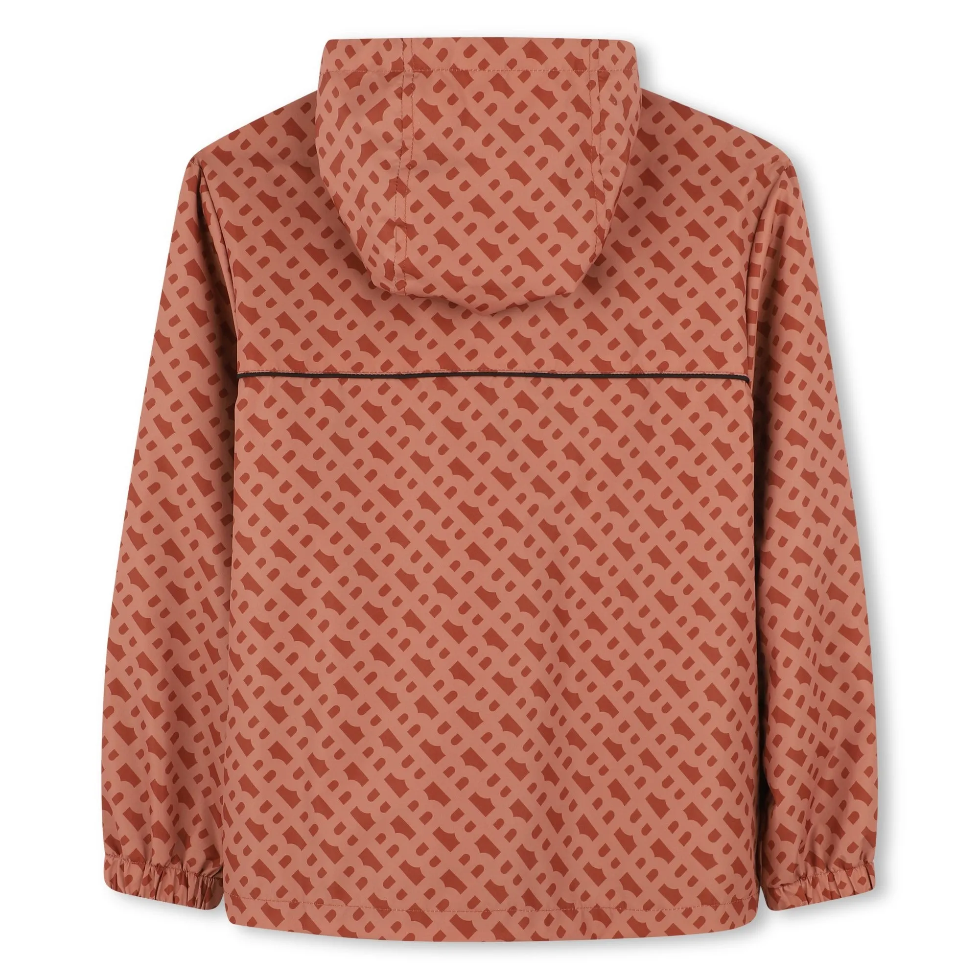 Boys Orange Hooded Windbreaker