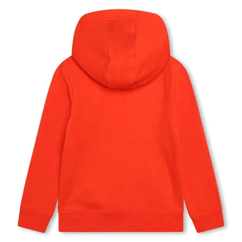 Boys Orange Hoodie