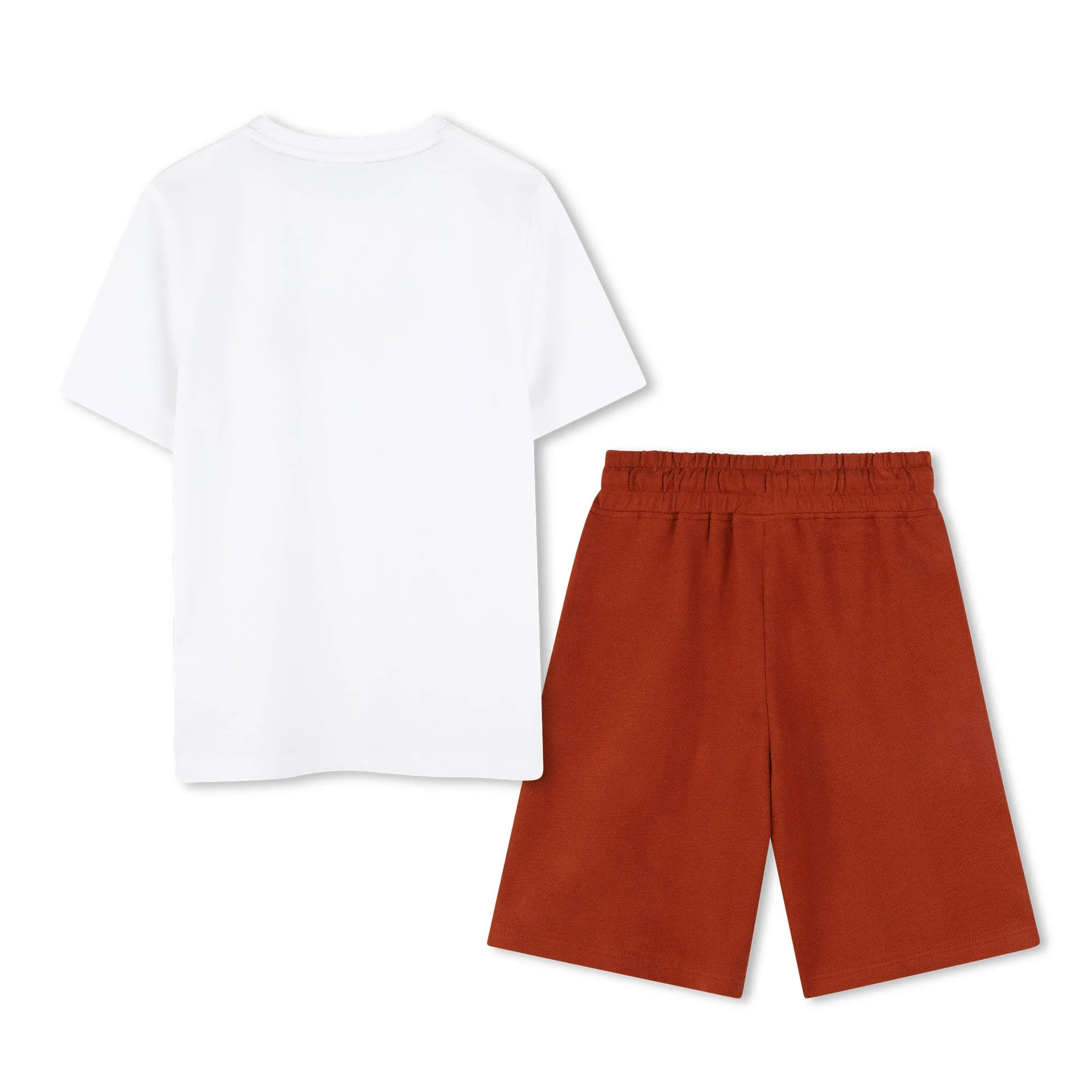 Boys Orange Short Set