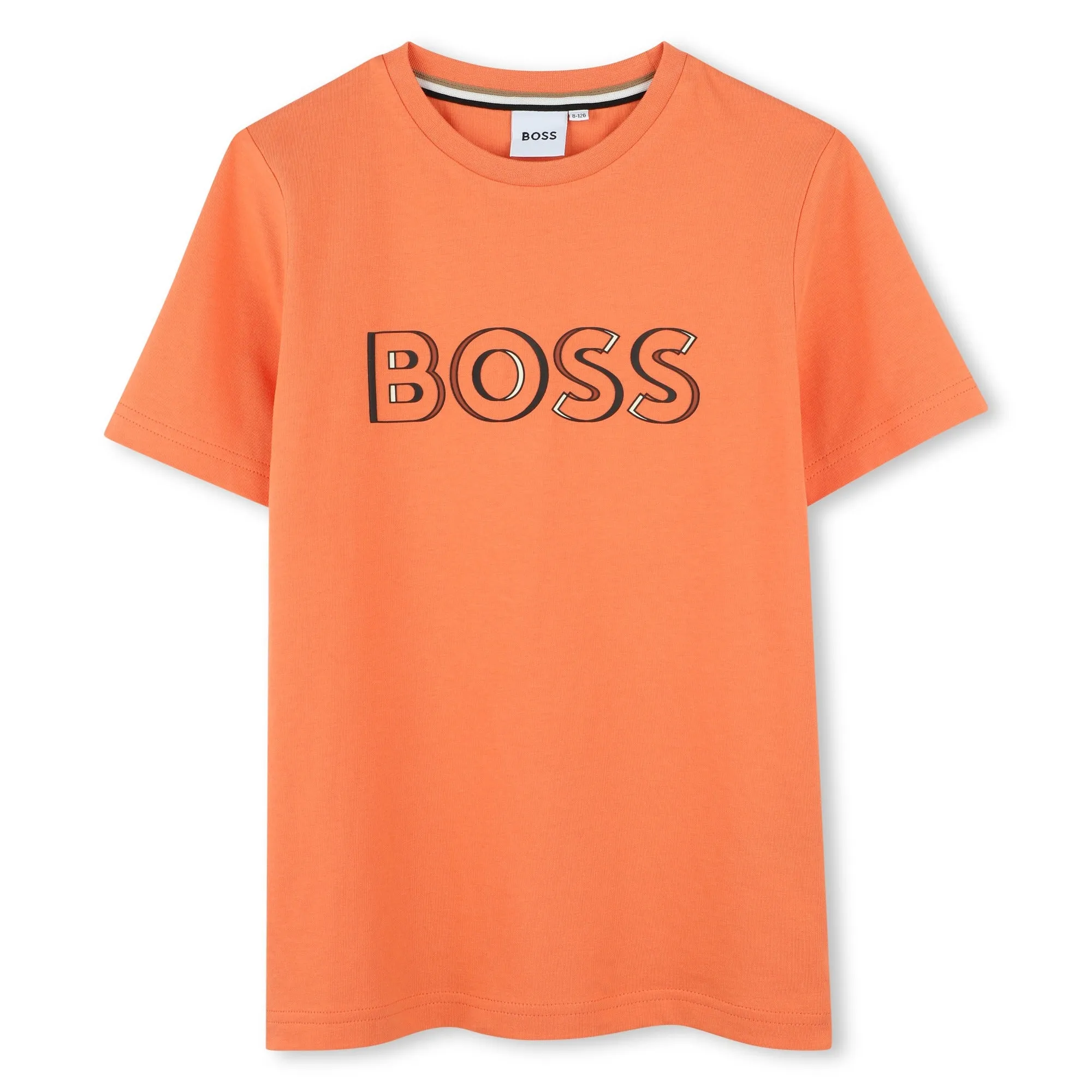 Boys Orange Short Sleeves T-Shirt