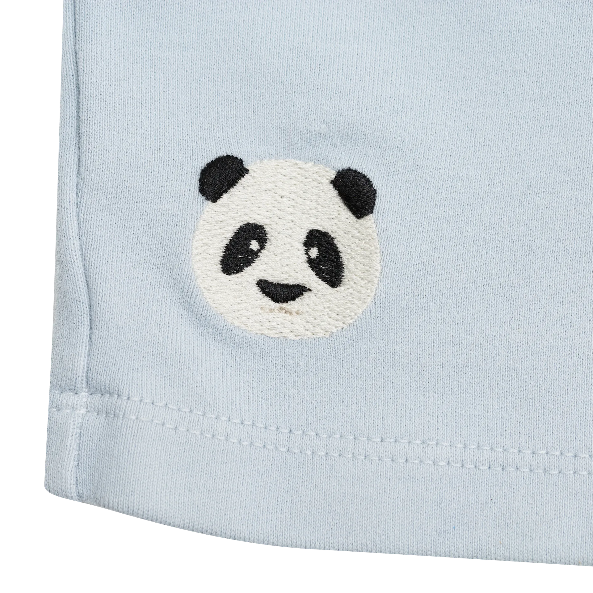 Boys Pale Blue Panda Shorts