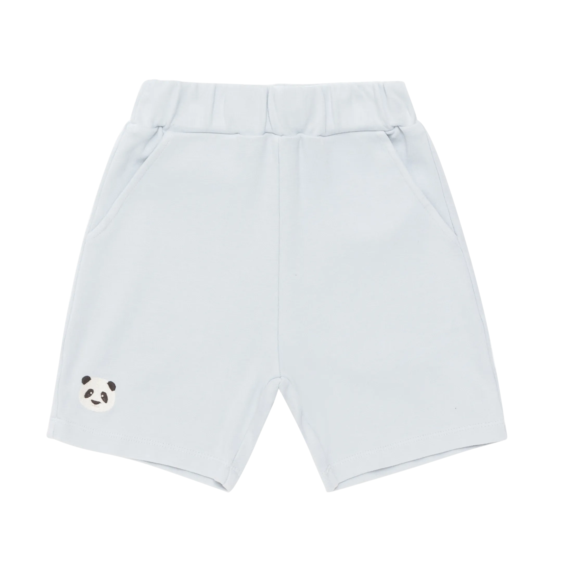 Boys Pale Blue Panda Shorts