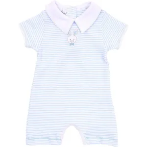 Boys Pale Blue Striped Shortie