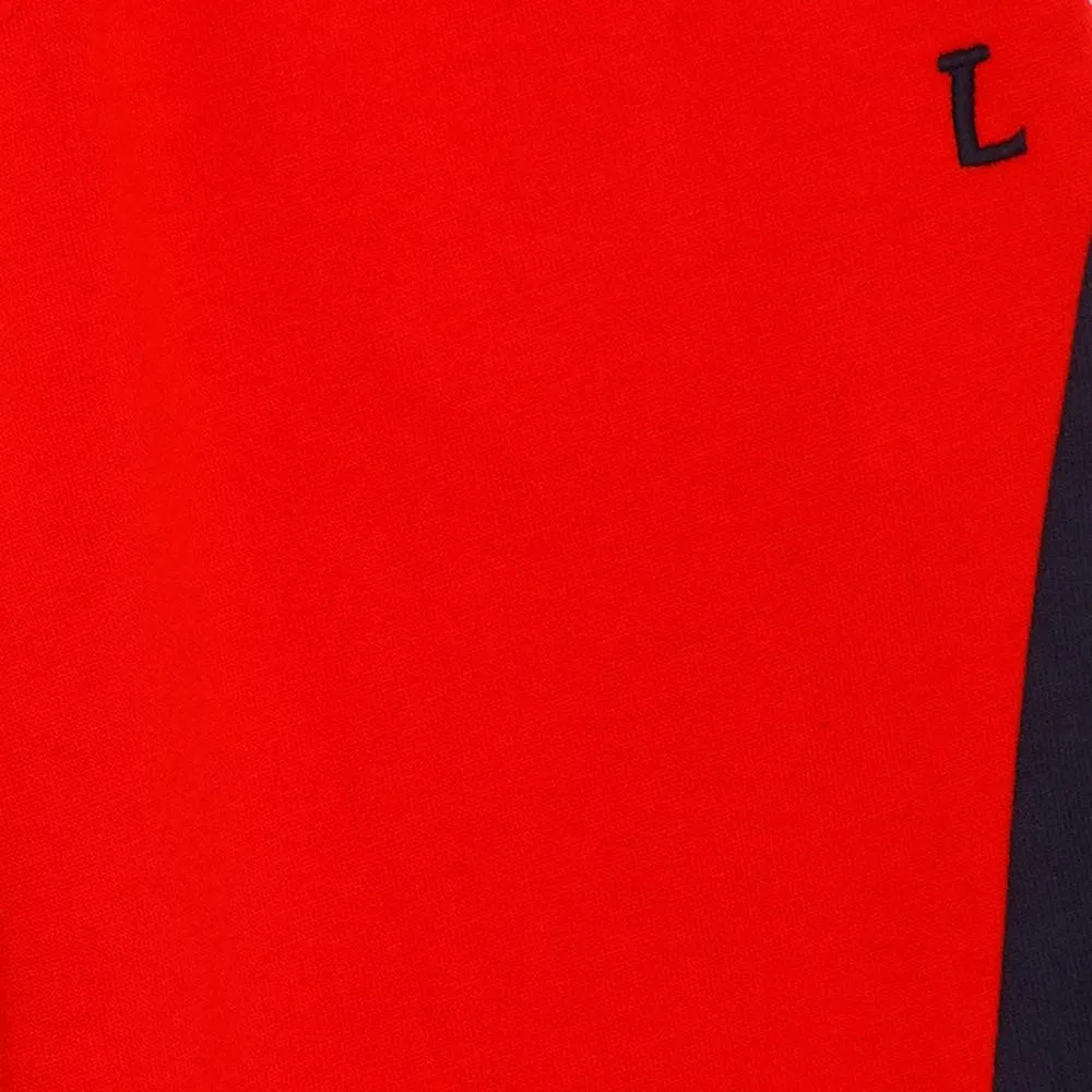 Boys Red And Navy Shorts