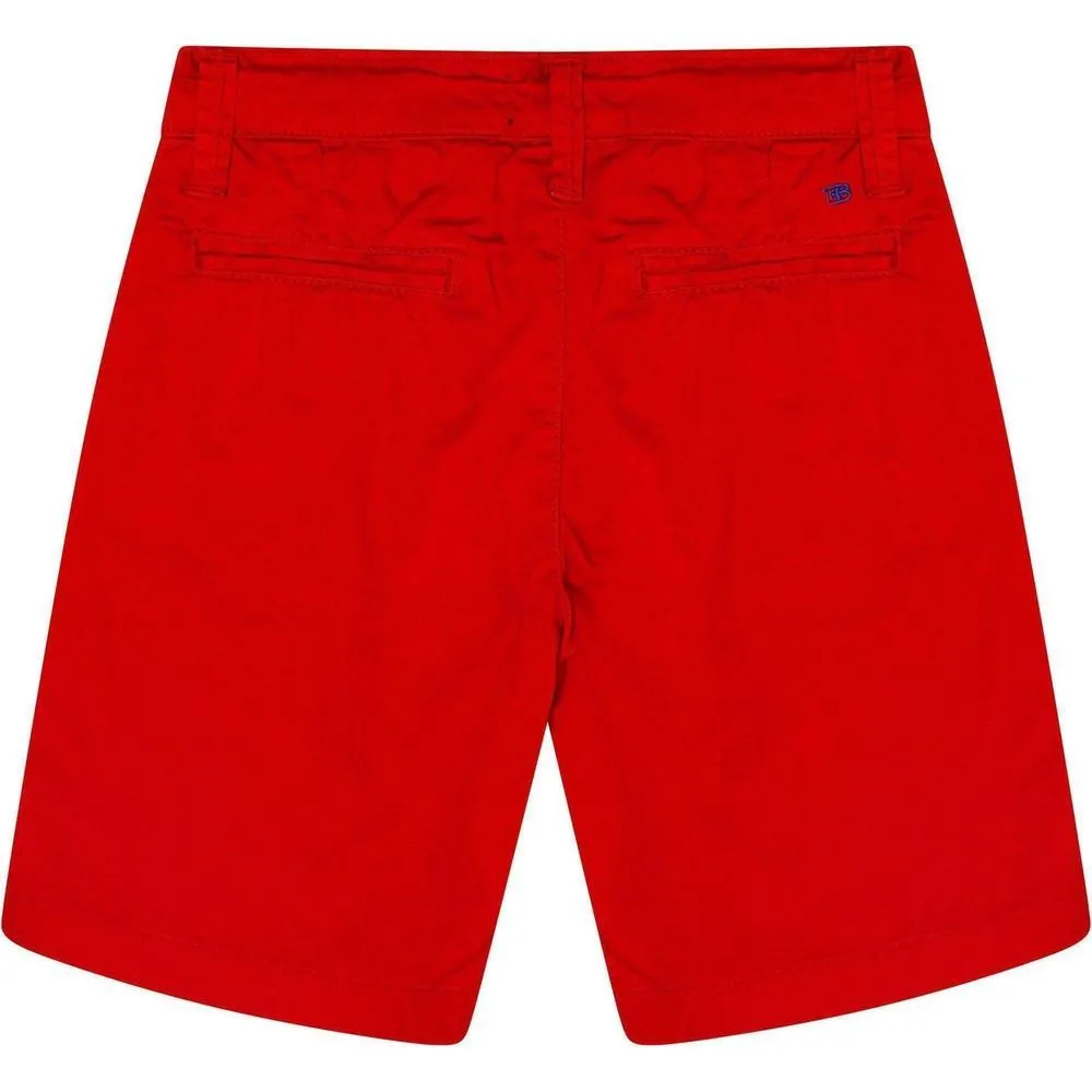 Boys Red 'Daniel' Short