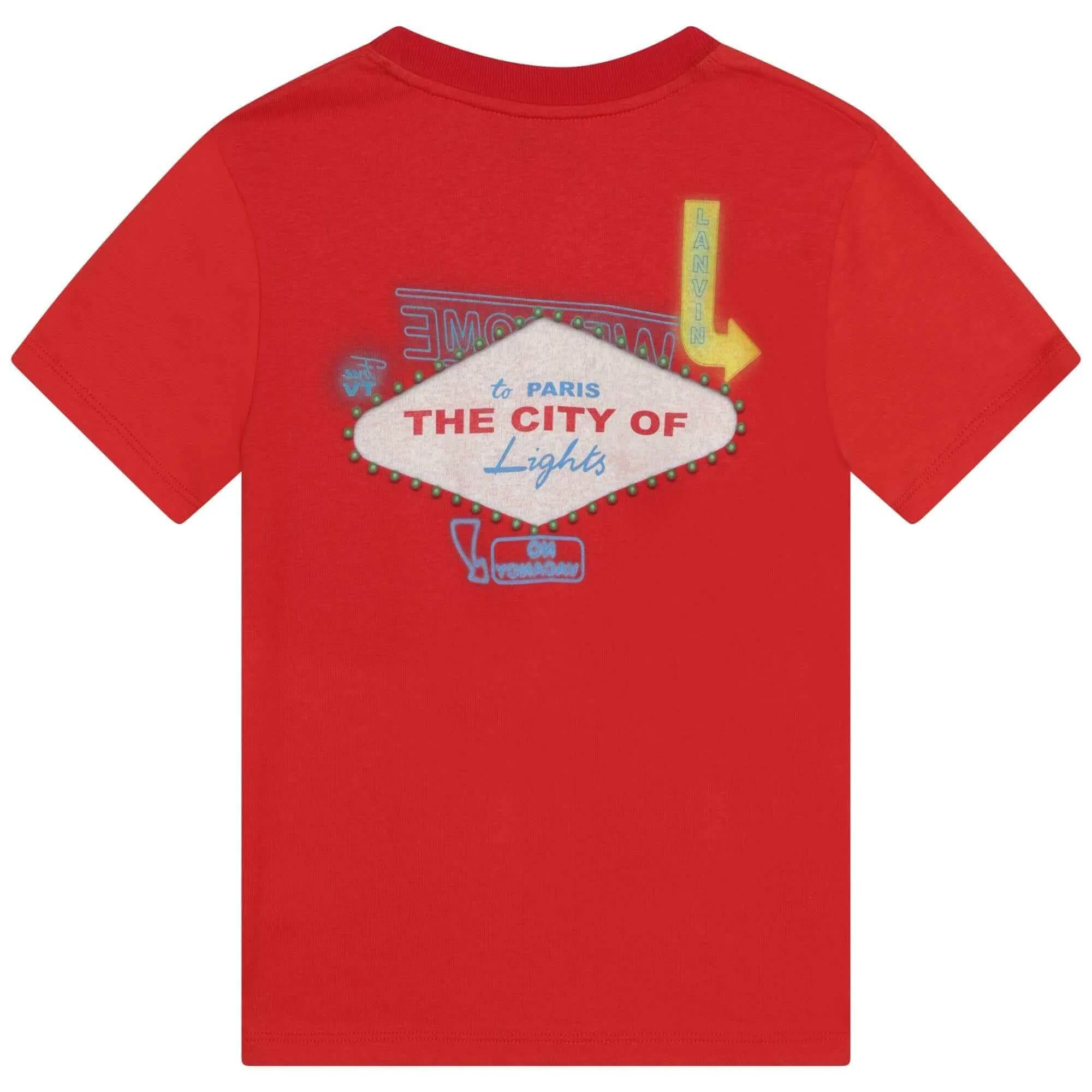 Boys Red Las Vegas T-shirt