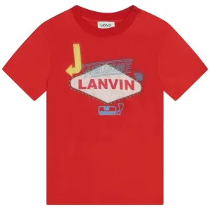 Boys Red Las Vegas T-shirt