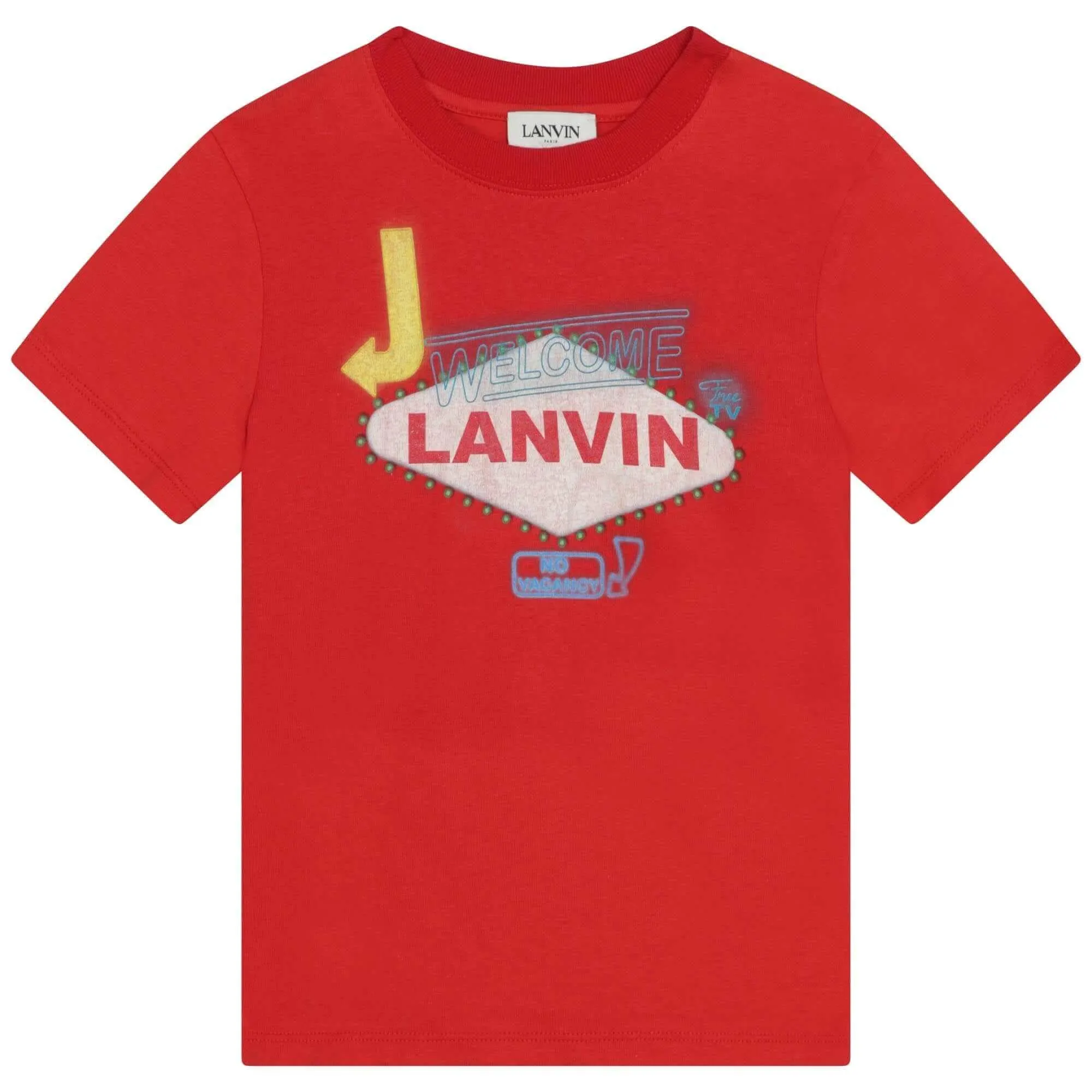 Boys Red Las Vegas T-shirt