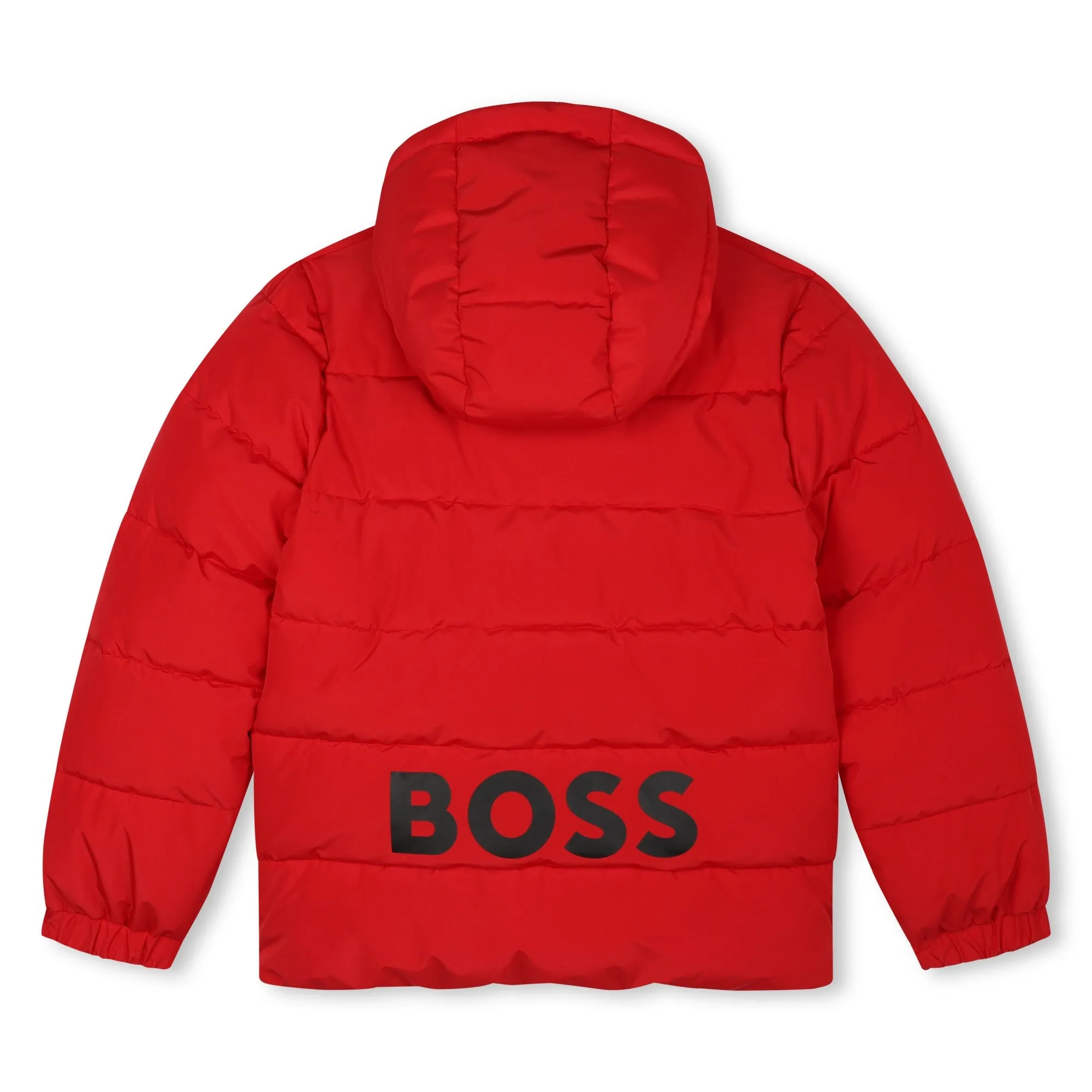 Boys Red Puffer Jacket