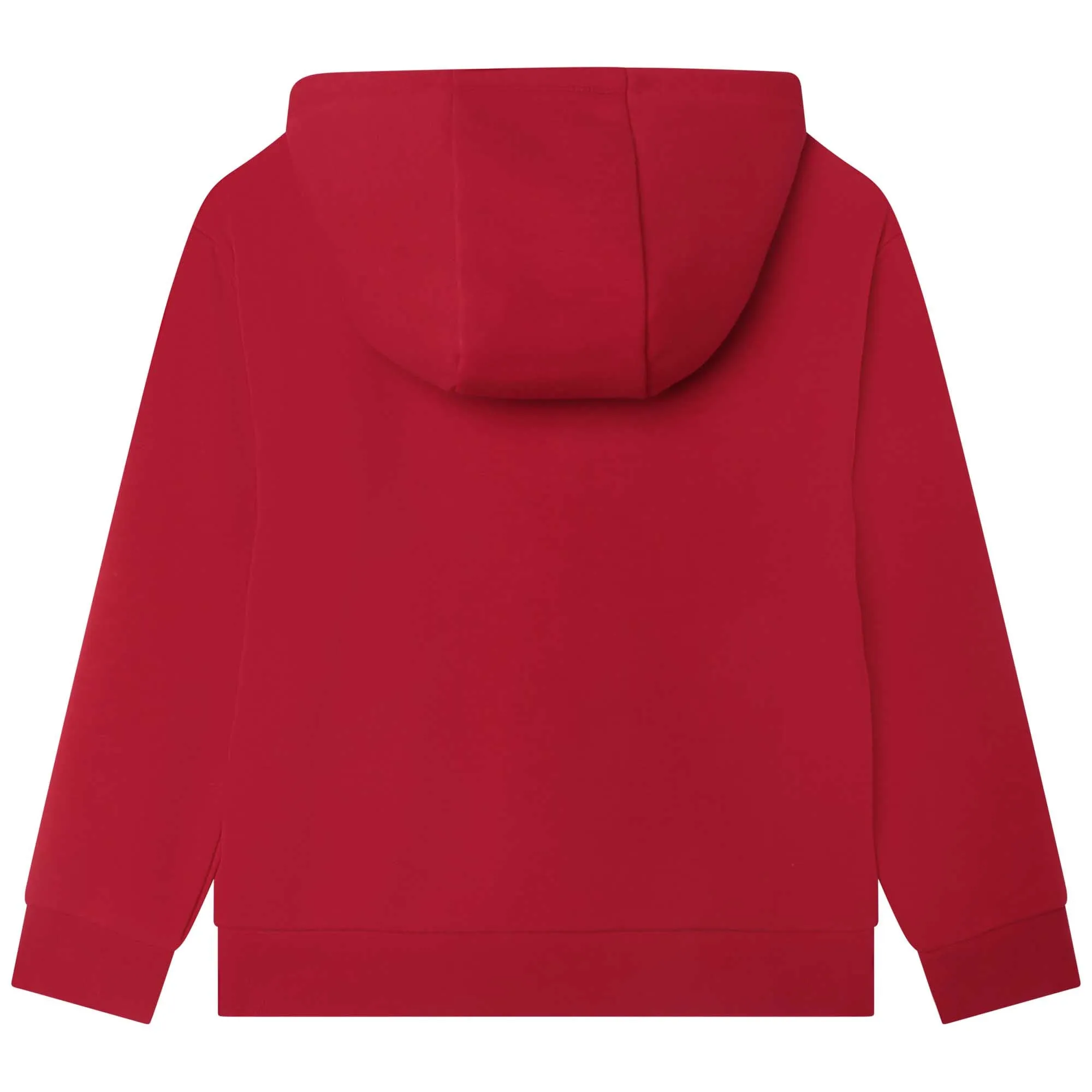 Boys Red Zip Up Hoodie