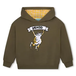 Boys 'TOKYO PARIS' Khaki Hoodie