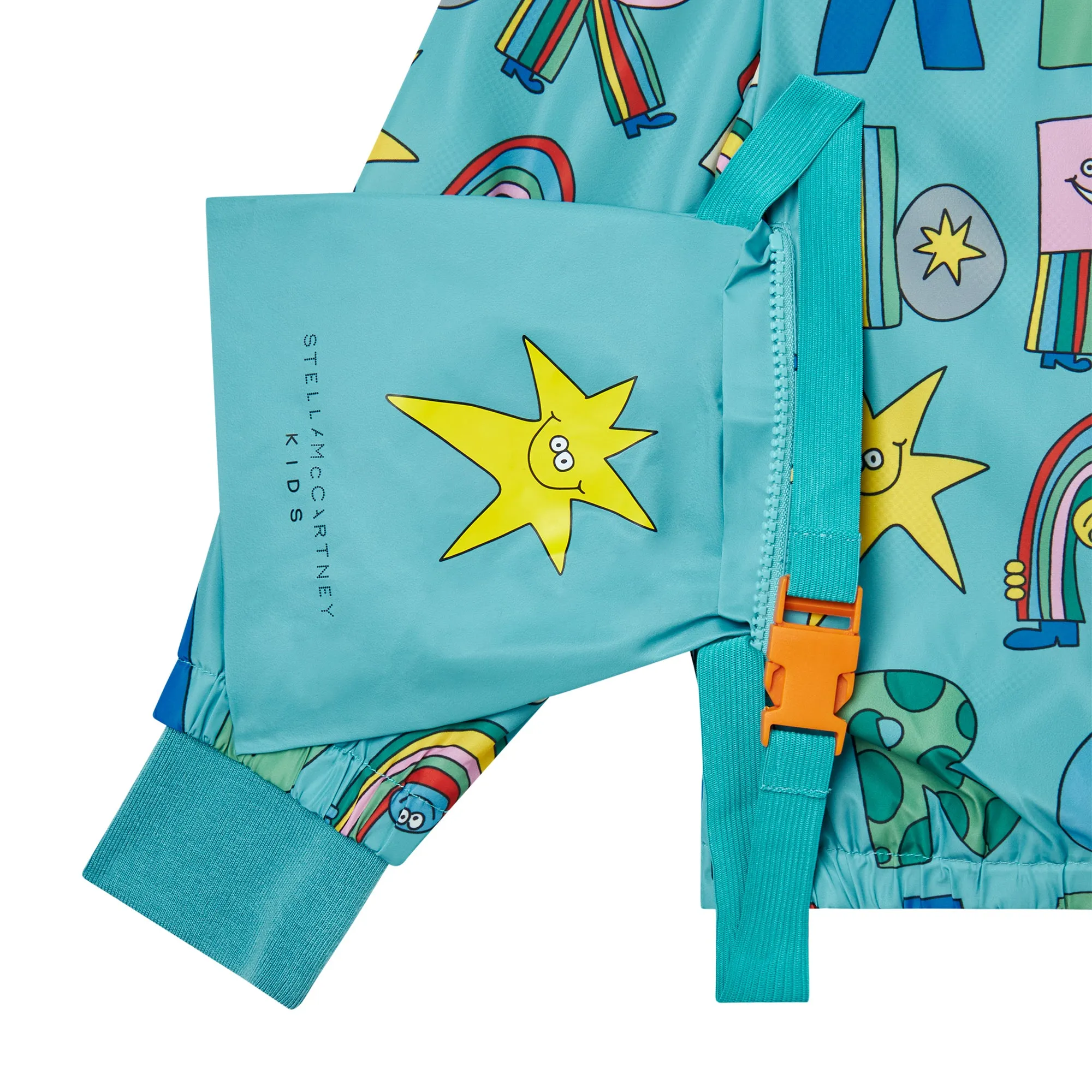 Boys Turquoise Logo Jacket