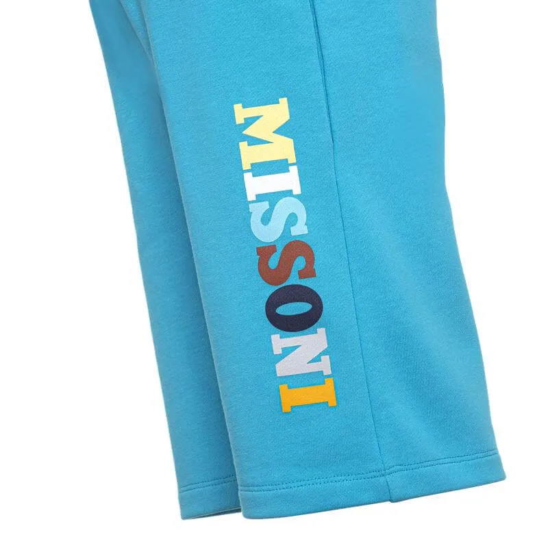 Boys Turquoise Logo Short