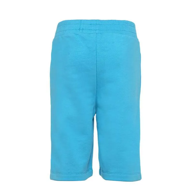 Boys Turquoise Logo Short