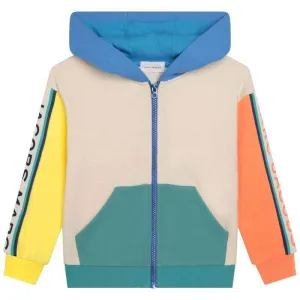 Boys Vertical Logo Multicolored Hoodie