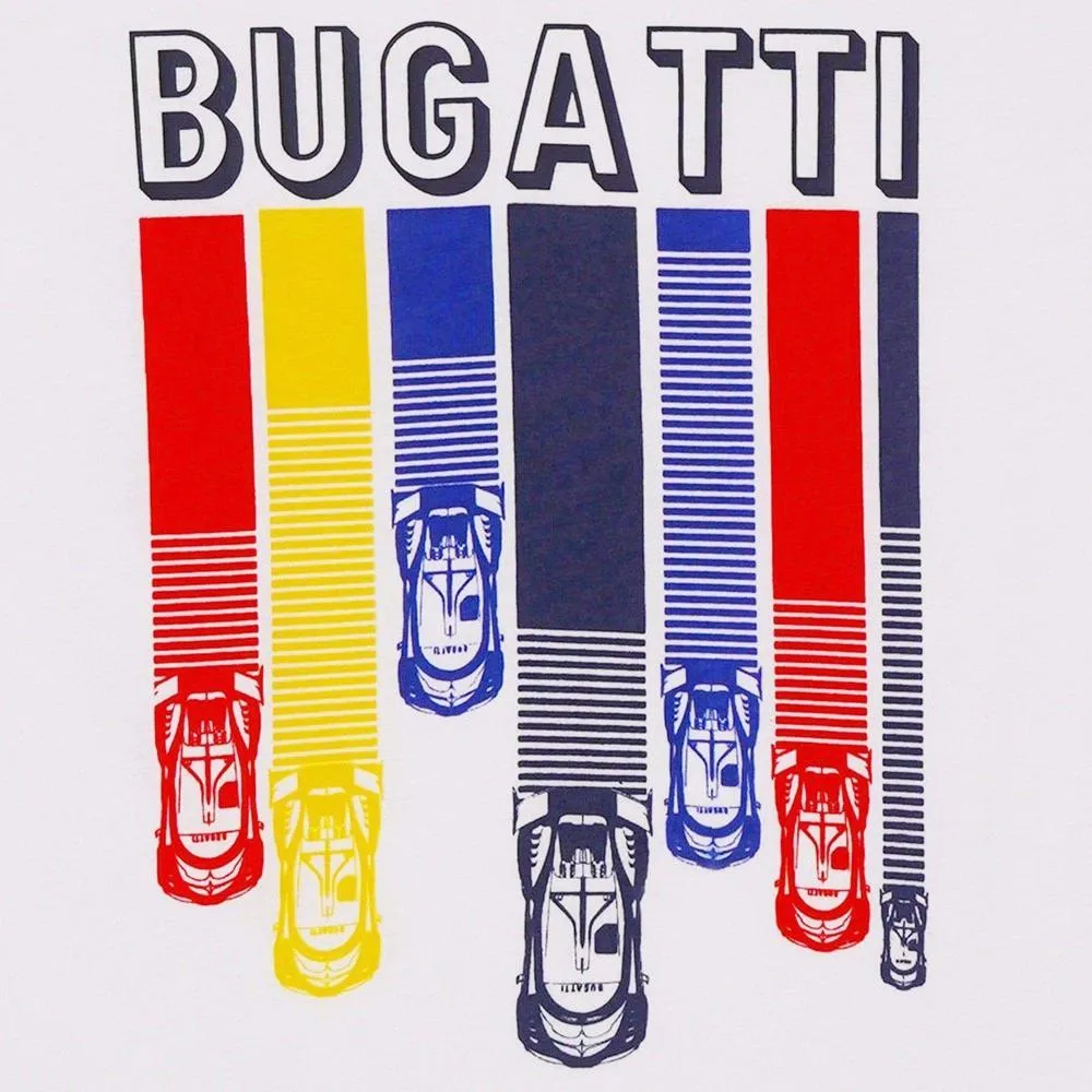 Boys White 'Car Racing' T-Shirt