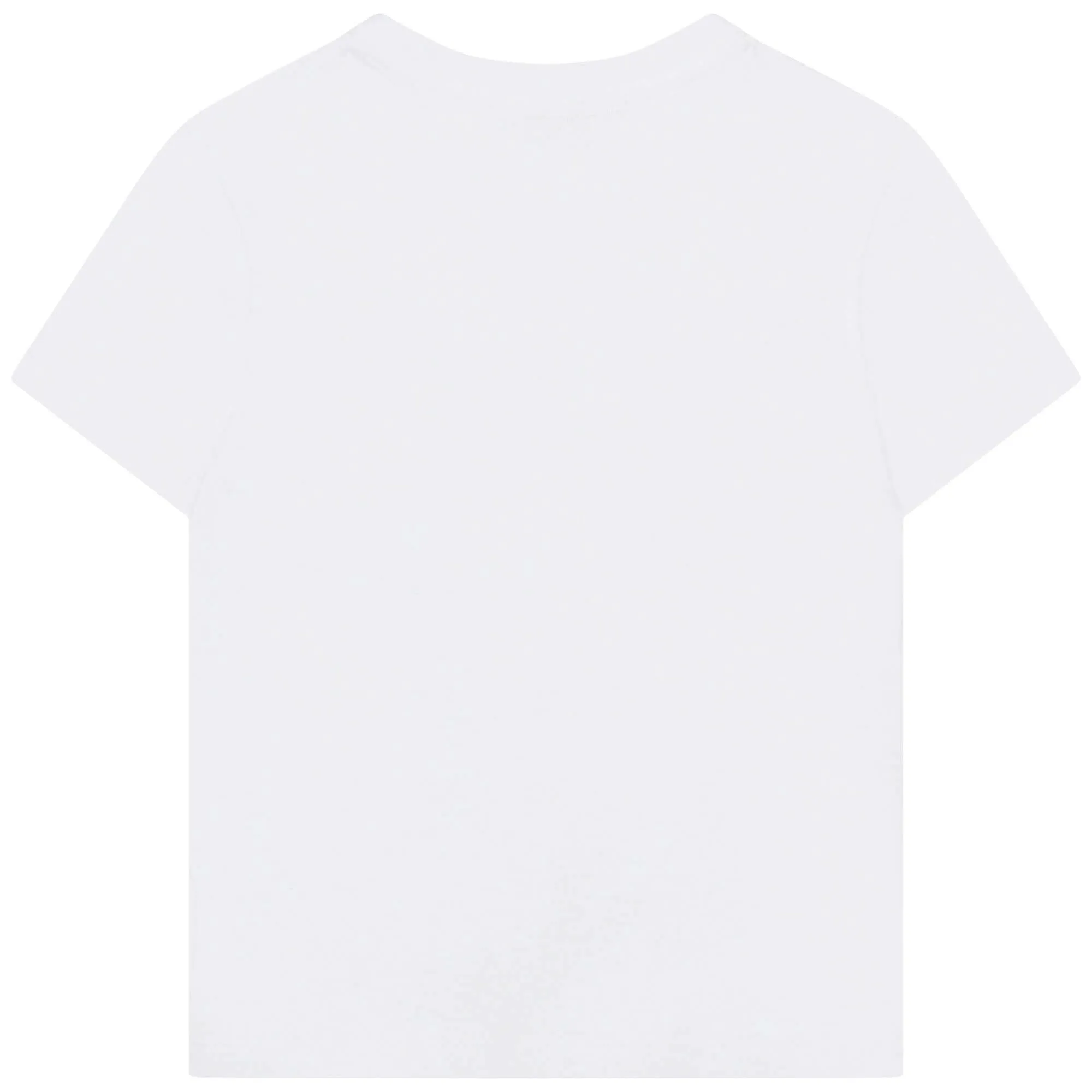 Boys White Curve Logo T-shirt