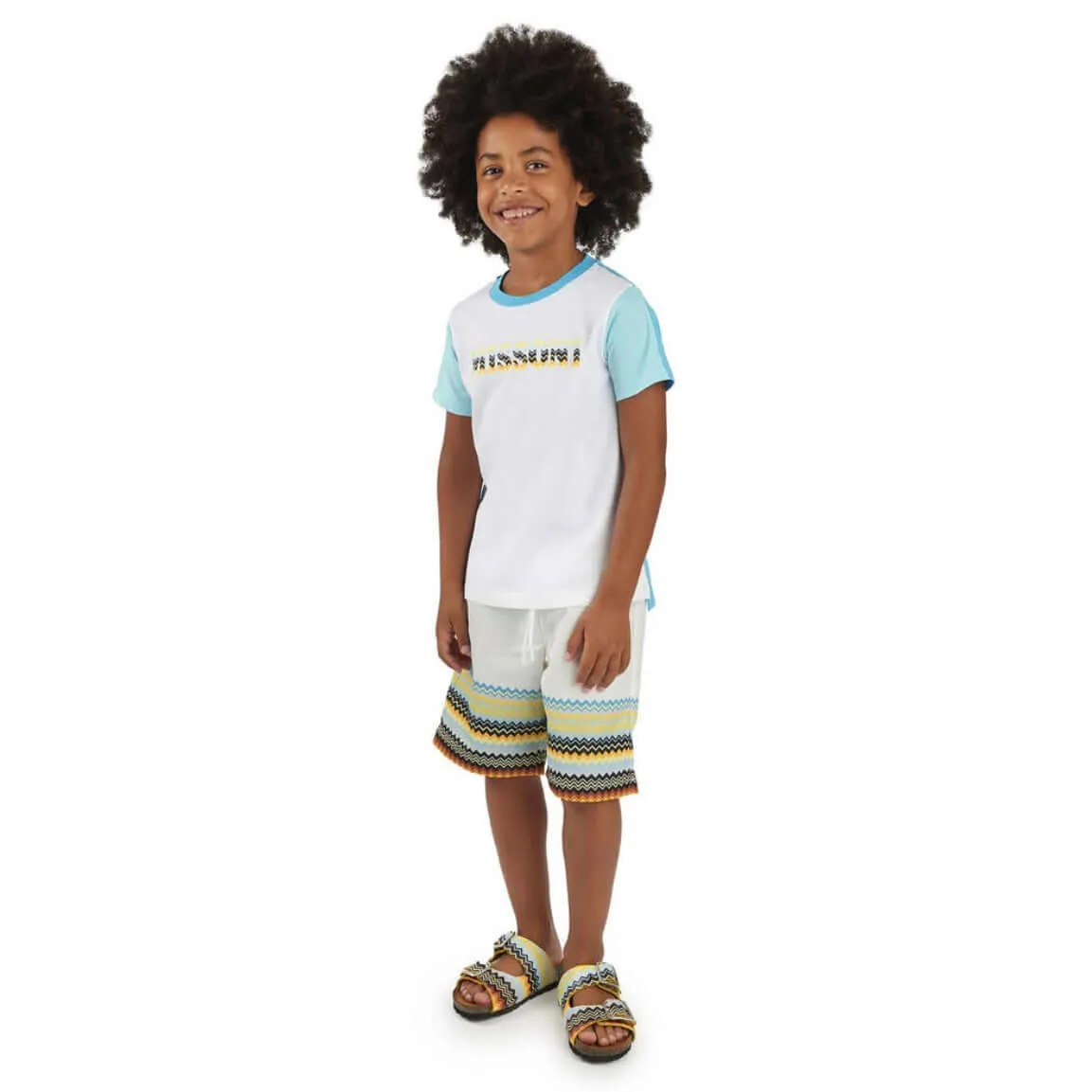 Boys White Logo T-Shirt