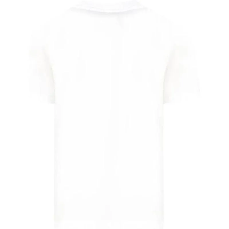 Boys White Thunderbolt Text T-Shirt